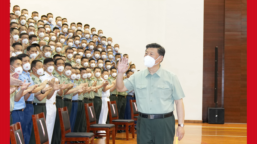 習近平視察中國人民解放軍駐香港部隊