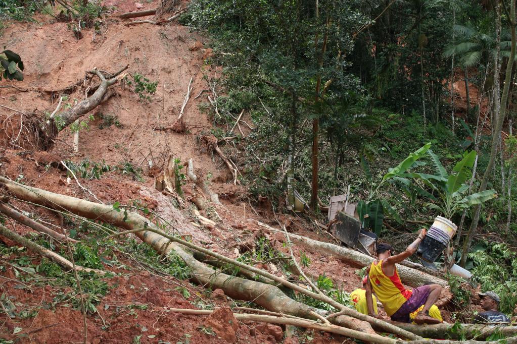 巴西圣保羅州嚴重暴雨災害死亡人數(shù)升至48人